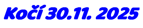 Čerti Proseč - Kočí 30.11. 2025 
